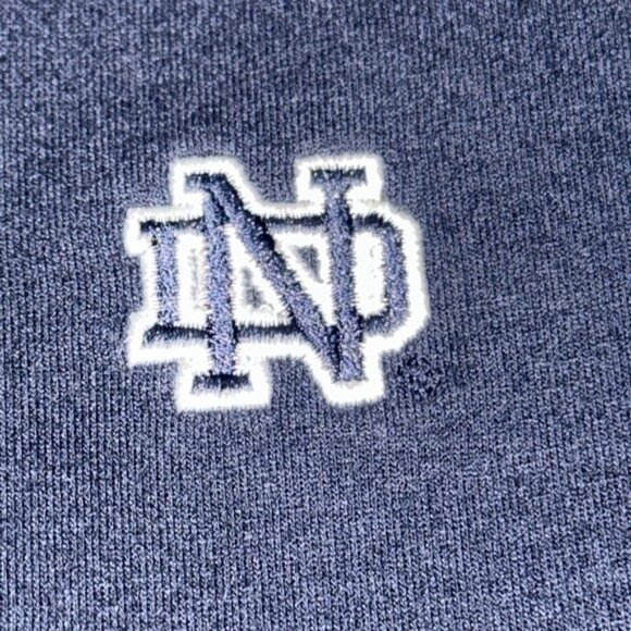 Cutter & Buck Notre Dame Long Sleeve Hoody (Navy & White)(Size: XXXL) EUC - Picture 14 of 16
